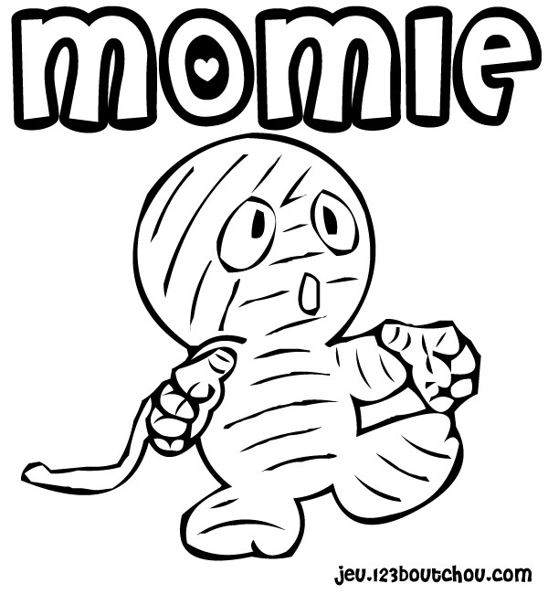 Coloring page: Mummy (Characters) #147682 - Free Printable Coloring Pages