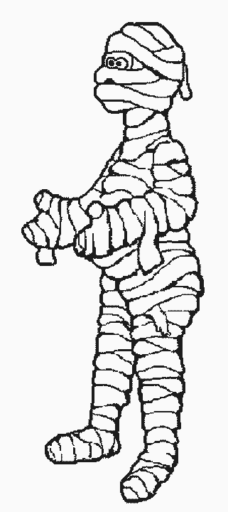 Coloring page: Mummy (Characters) #147688 - Free Printable Coloring Pages