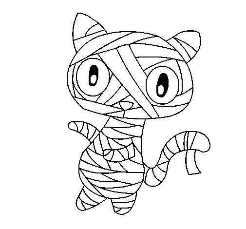 Coloring page: Mummy (Characters) #147691 - Free Printable Coloring Pages