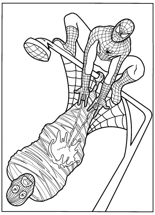 Coloring page: Mummy (Characters) #147697 - Free Printable Coloring Pages