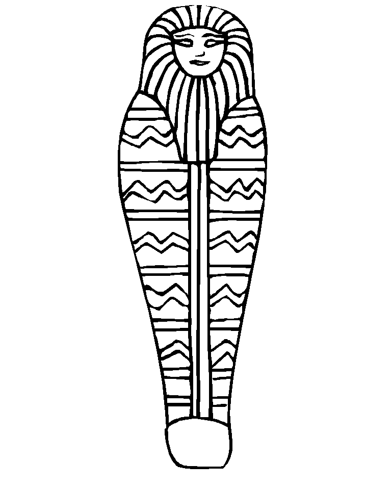 Coloring page: Mummy (Characters) #147698 - Free Printable Coloring Pages
