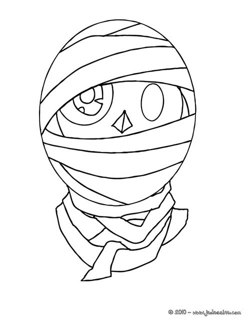 Coloring page: Mummy (Characters) #147700 - Free Printable Coloring Pages