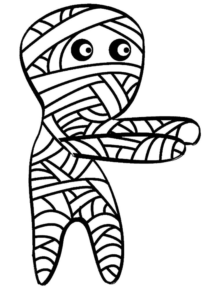 Free printable Mummy coloring page #201626 from Characters collection Free printable Mummy coloring page #201626 from Characters collection