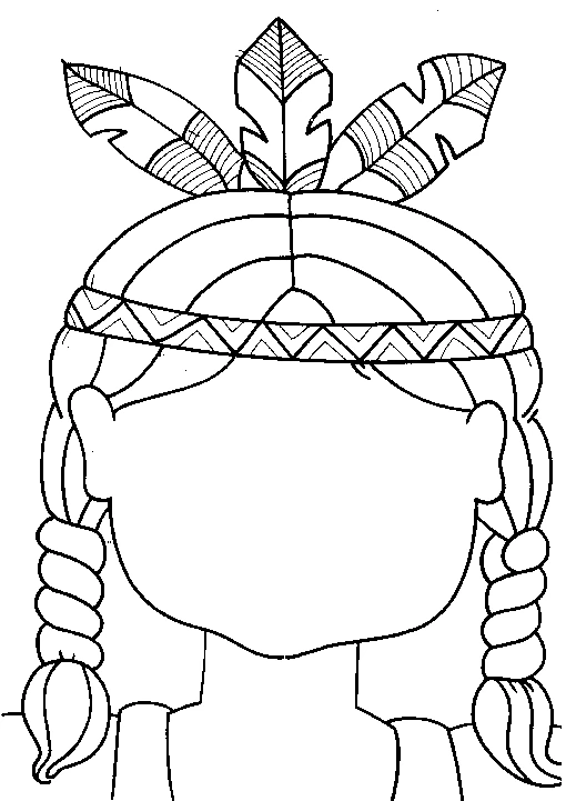 Free printable Native American coloring page #149000 from Characters collection