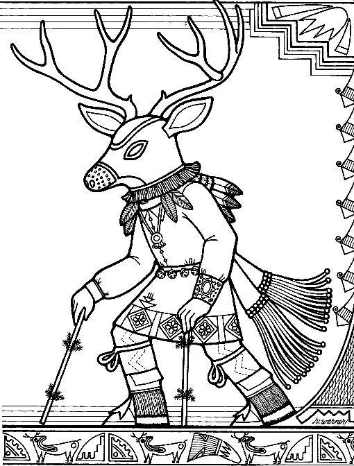 Free printable Native American coloring page #149020 from Characters collection Free printable Native American coloring page #149020 from Characters collection