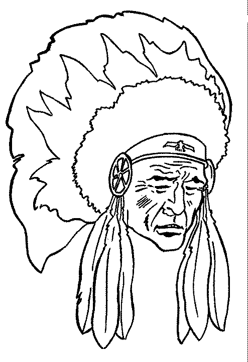Free printable Native American coloring page #149031 from Characters collection