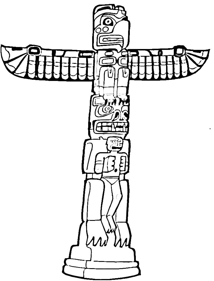 Free printable Native American coloring page #149049 from Characters collection