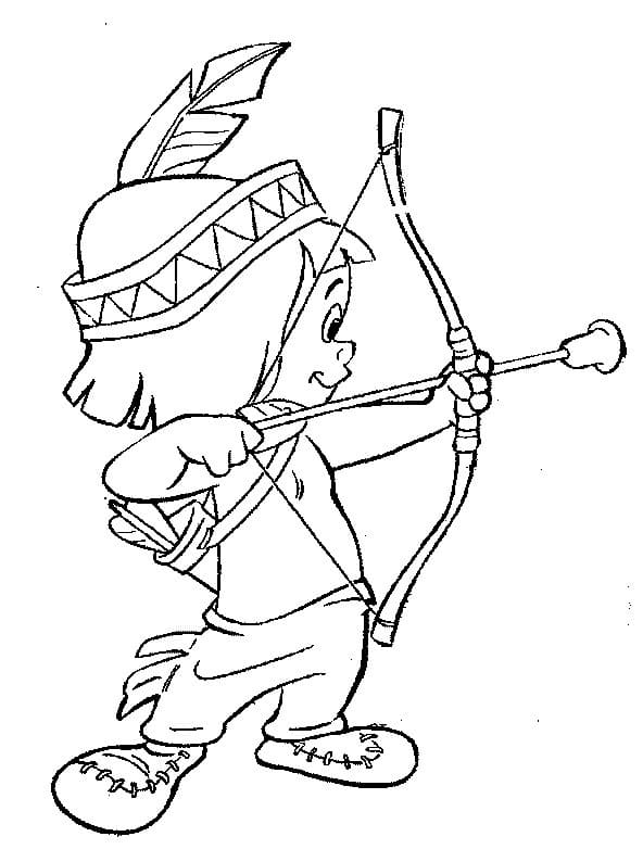 Free printable Native American coloring page #181264 from Characters collection
