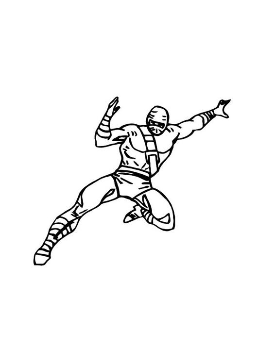 Coloring page: Ninja (Characters) #147915 - Free Printable Coloring Pages