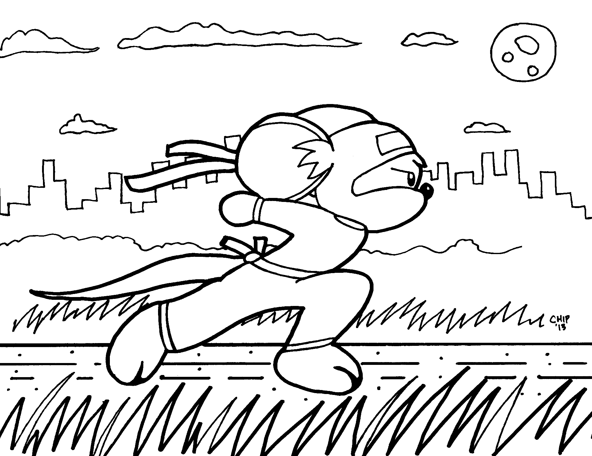 Coloring page: Ninja (Characters) #147942 - Free Printable Coloring Pages