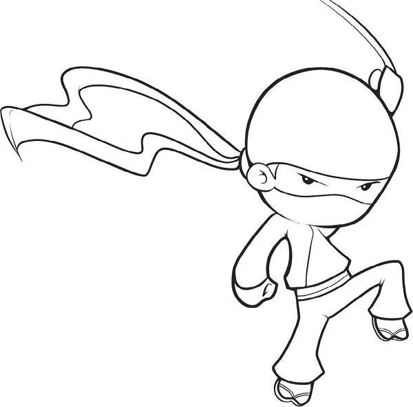 Coloring page: Ninja (Characters) #148017 - Free Printable Coloring Pages