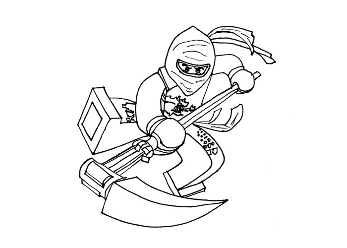 Coloring page: Ninja (Characters) #148018 - Free Printable Coloring Pages