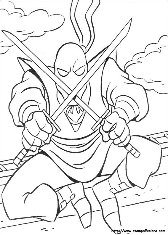 Coloring page: Ninja (Characters) #148197 - Free Printable Coloring Pages
