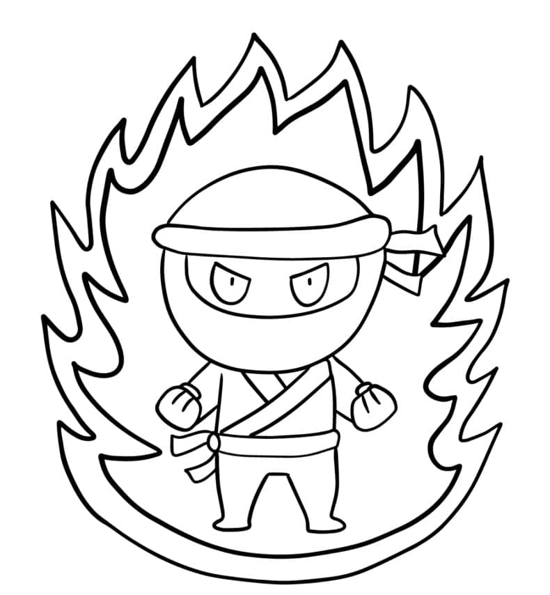 Free printable Ninja coloring page #187813 from Characters collection