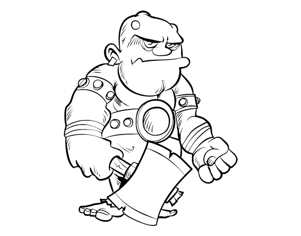 Coloring page: Ogre (Characters) #102804 - Free Printable Coloring Pages