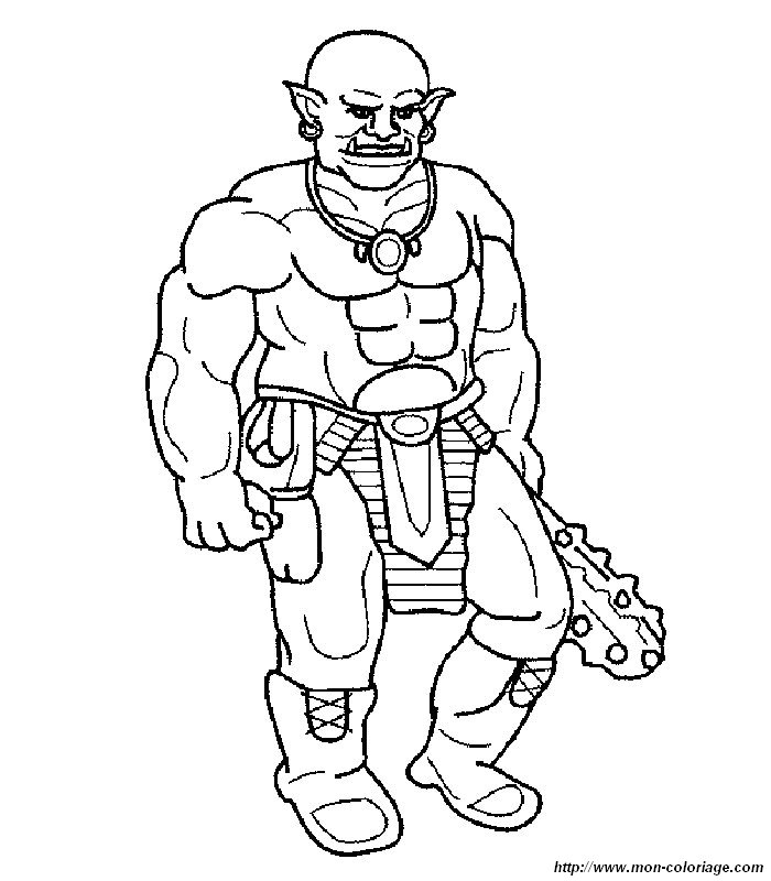 Coloring page: Ogre (Characters) #102816 - Free Printable Coloring Pages