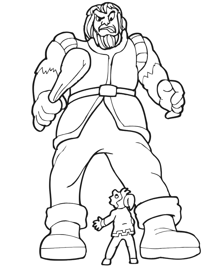 Coloring page: Ogre (Characters) #102869 - Free Printable Coloring Pages