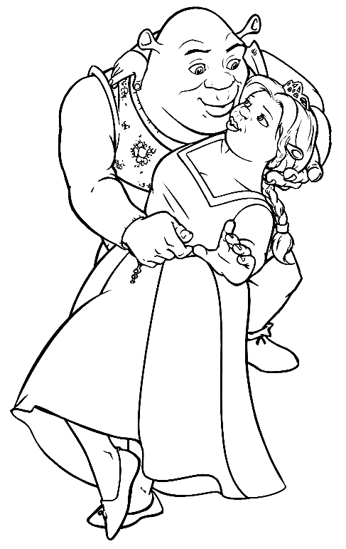 Coloring page: Ogre (Characters) #102885 - Free Printable Coloring Pages