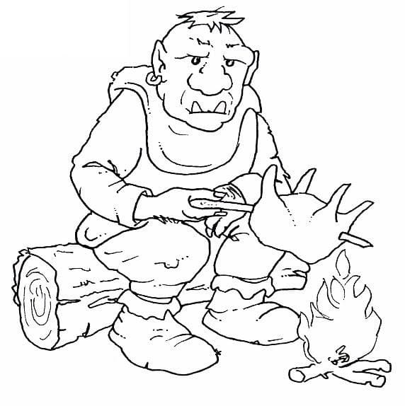 Free printable Ogre coloring page #189725 from Characters collection