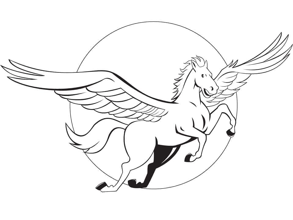 Free printable Pegasus coloring page #209049 from Characters collection