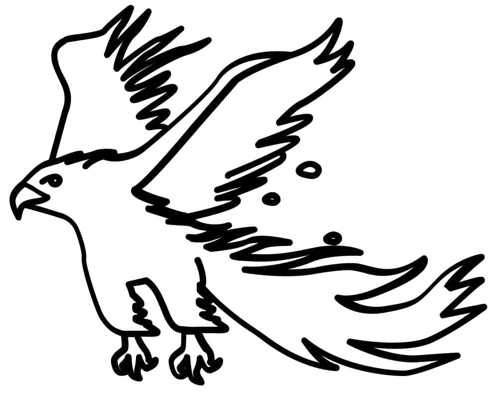 Free printable Phoenix coloring page #192275 from Characters collection