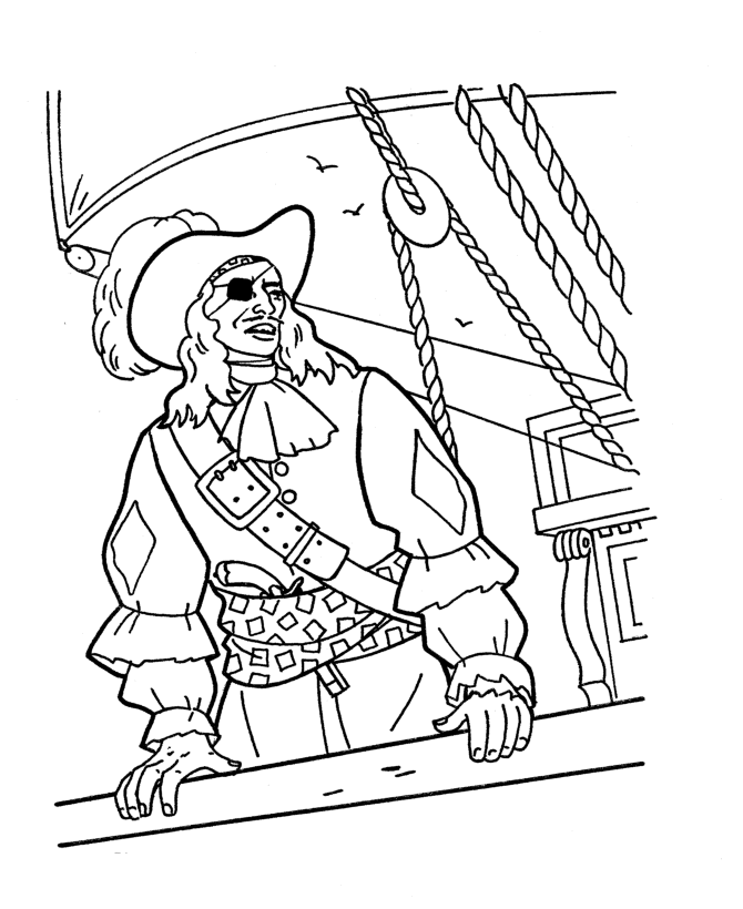 Coloring page: Pirate (Characters) #105004 - Free Printable Coloring Pages