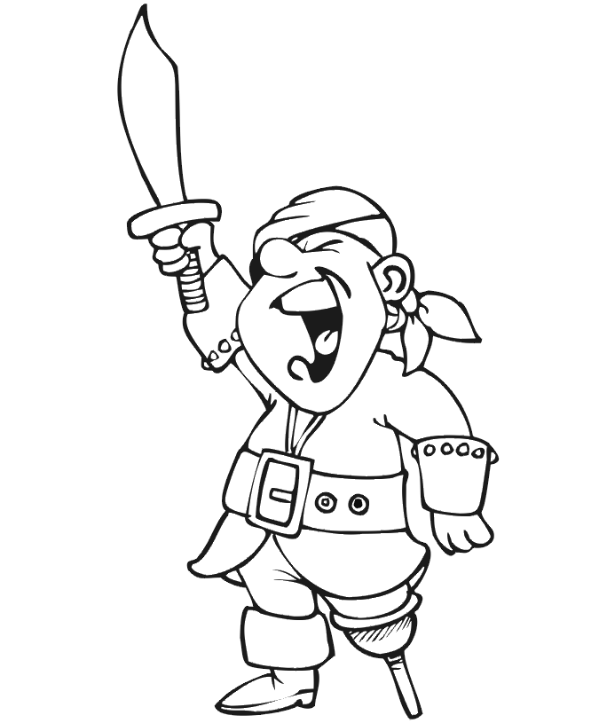 Coloring page: Pirate (Characters) #105010 - Free Printable Coloring Pages