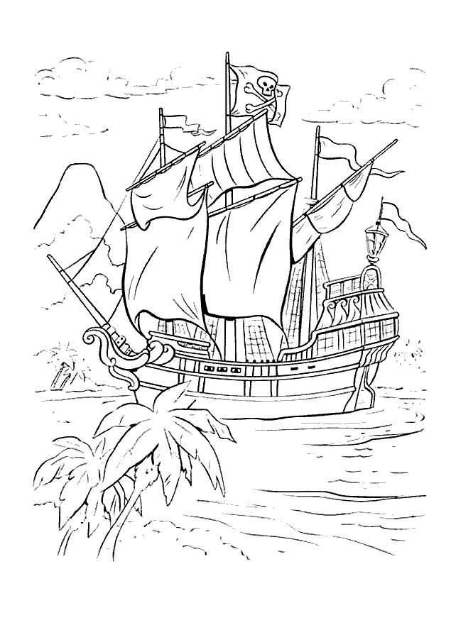 Coloring page: Pirate (Characters) #105024 - Free Printable Coloring Pages