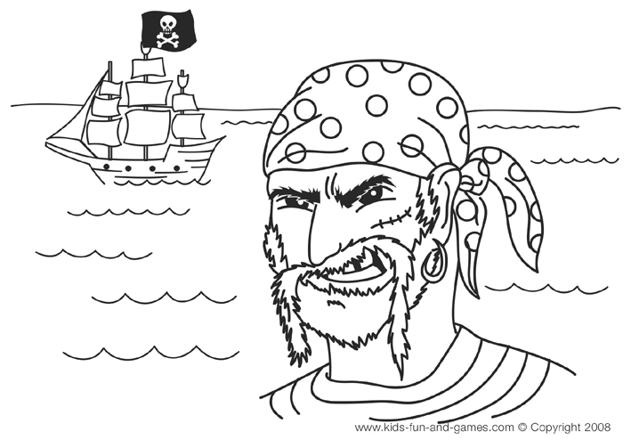 Coloring page: Pirate (Characters) #105025 - Free Printable Coloring Pages