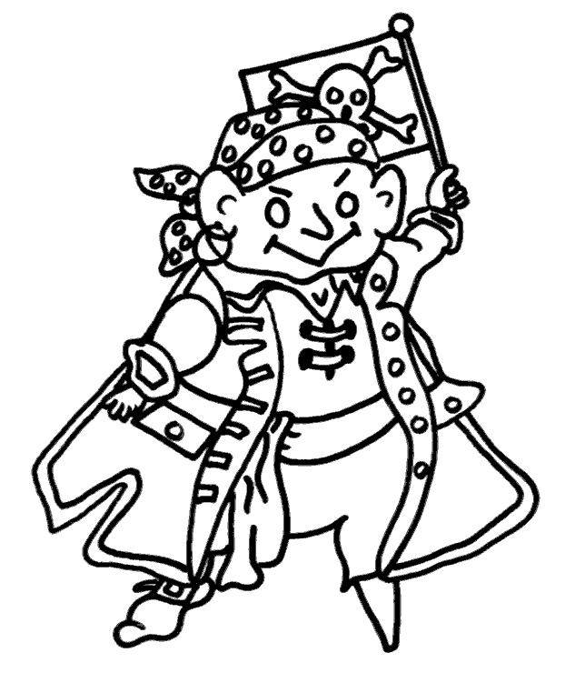 Coloring page: Pirate (Characters) #105028 - Free Printable Coloring Pages