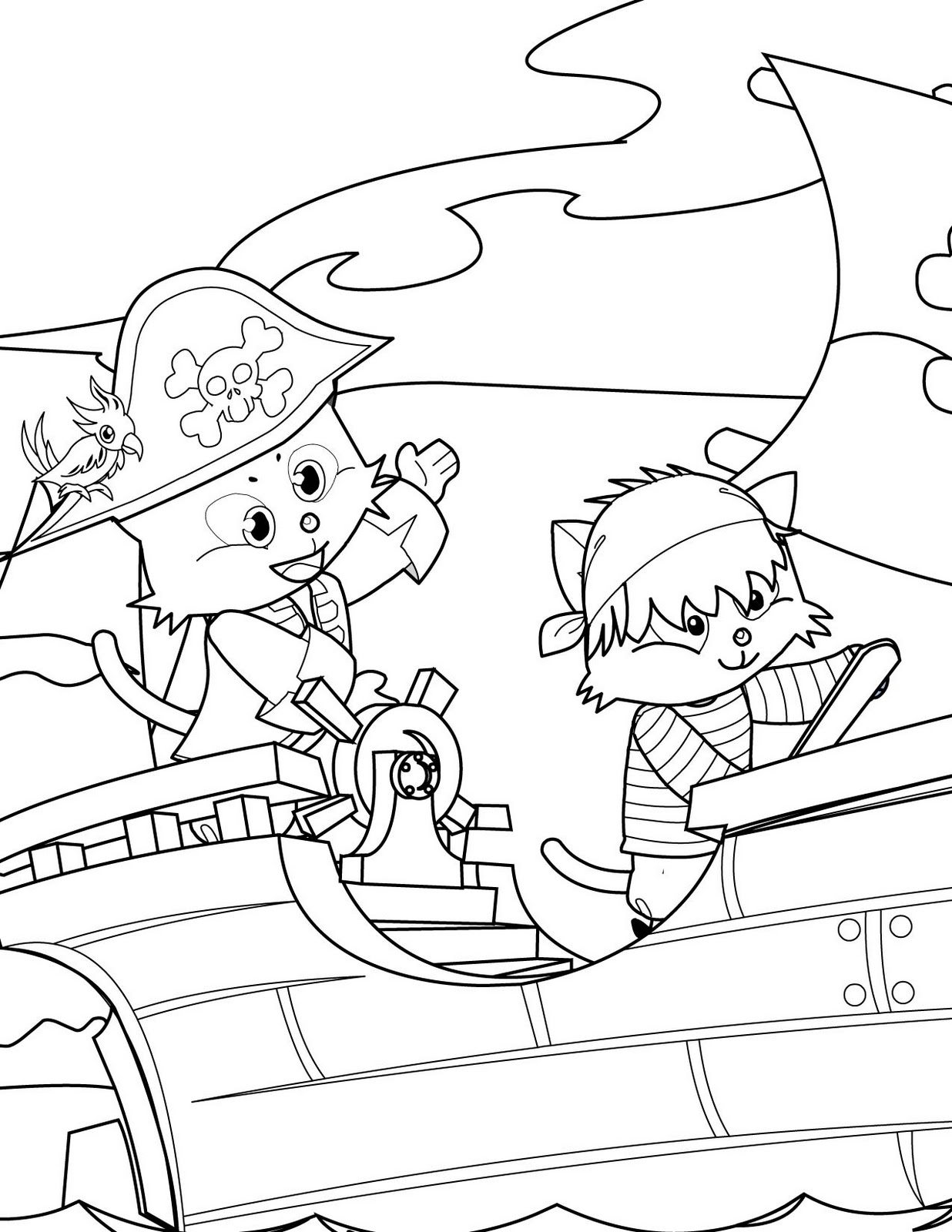 Coloring page: Pirate (Characters) #105033 - Free Printable Coloring Pages