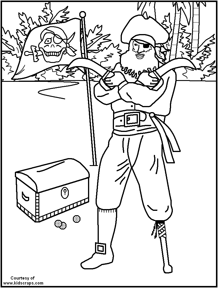 Coloring page: Pirate (Characters) #105058 - Free Printable Coloring Pages