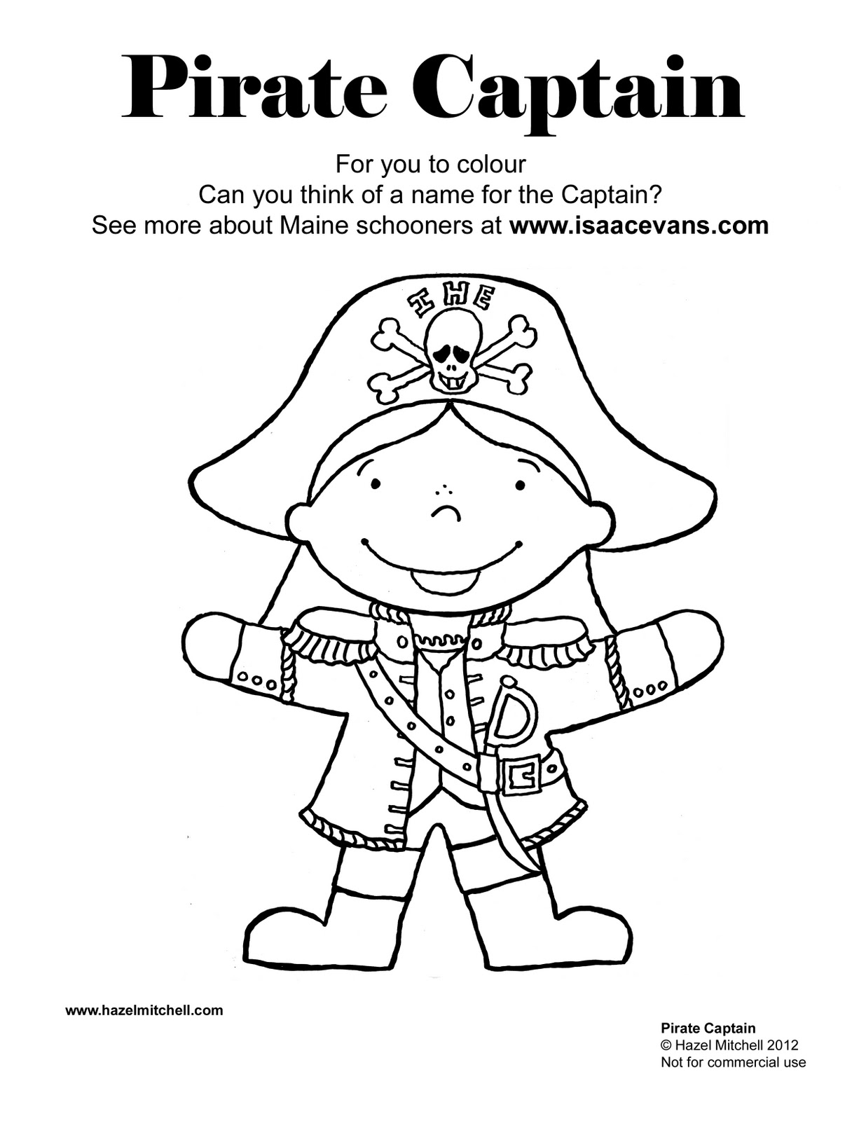 Coloring page: Pirate (Characters) #105064 - Free Printable Coloring Pages