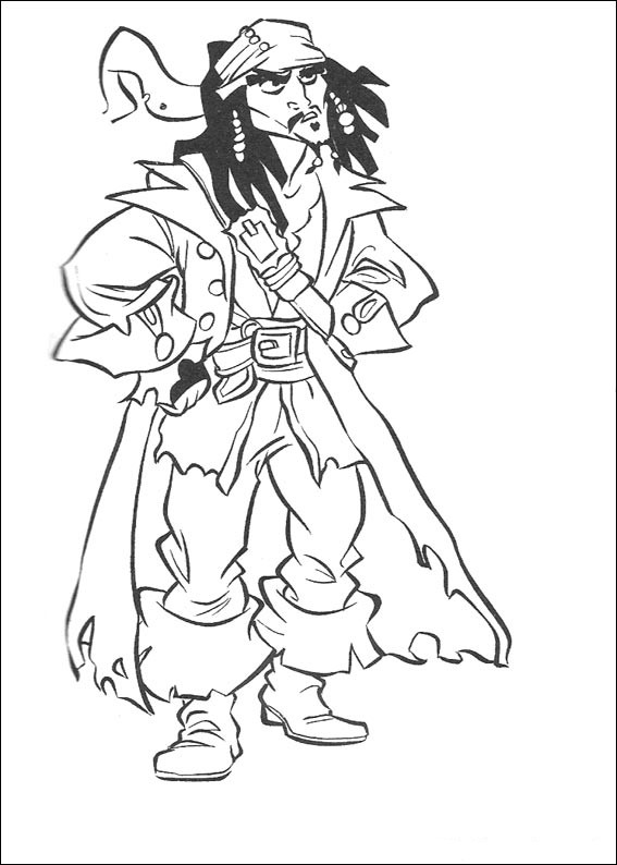 Coloring page: Pirate (Characters) #105099 - Free Printable Coloring Pages