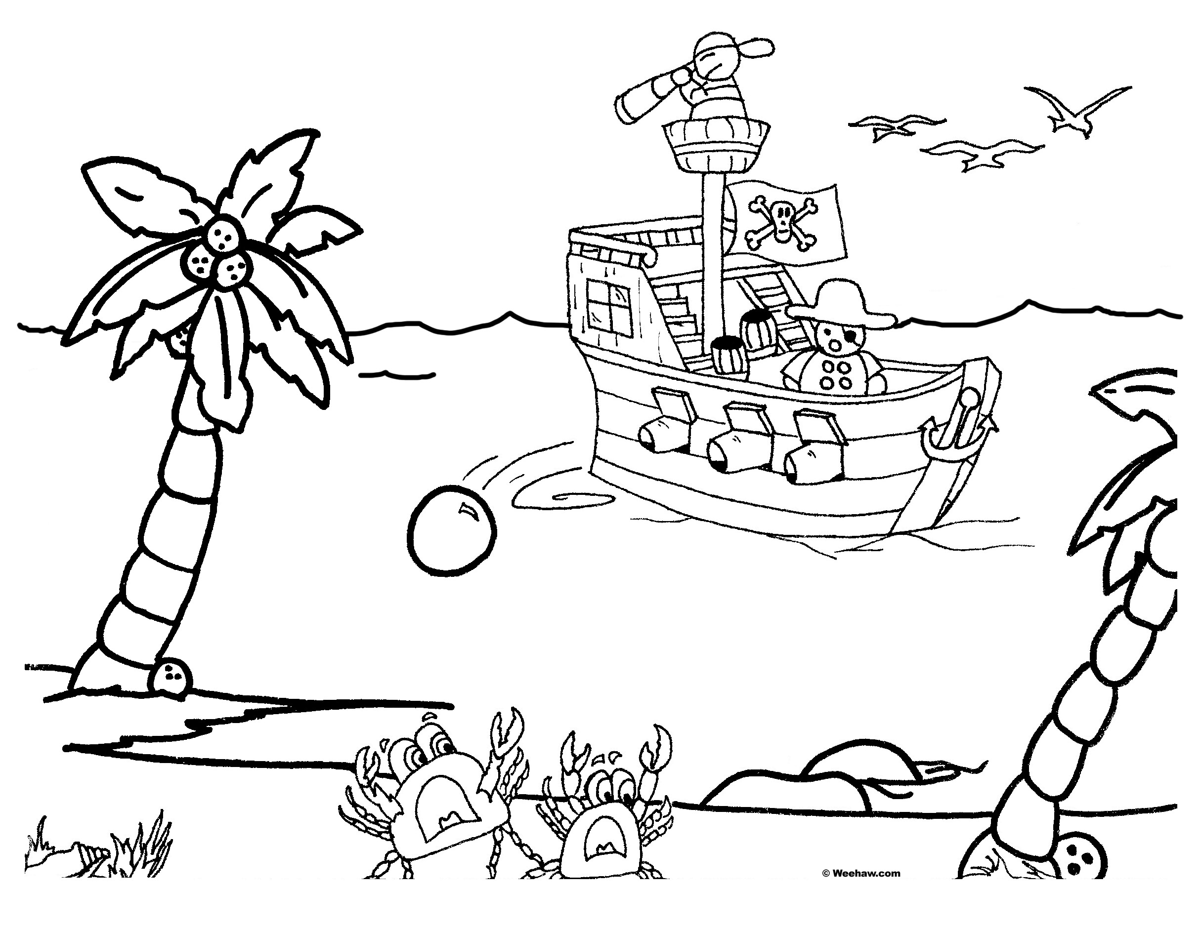 Coloring page: Pirate (Characters) #105108 - Free Printable Coloring Pages