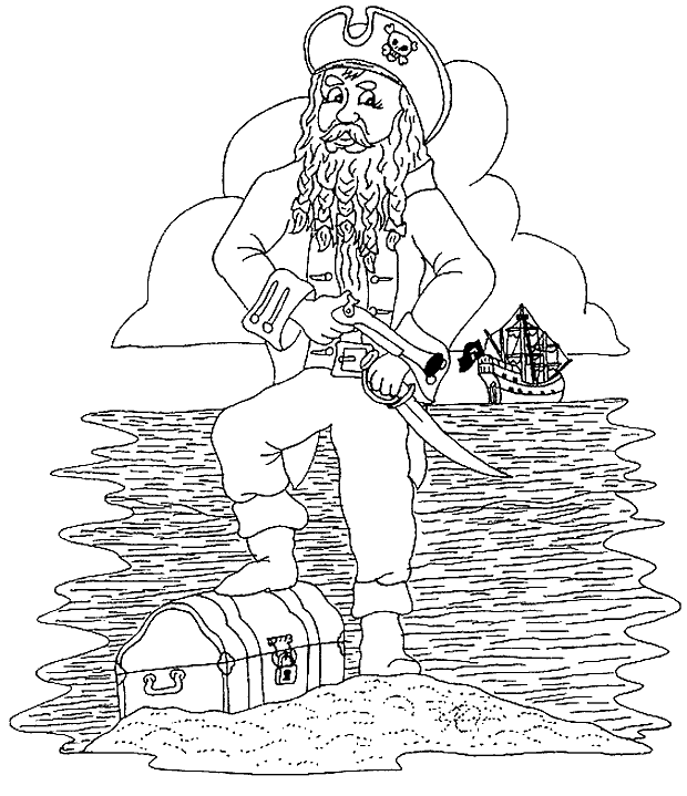 Coloring page: Pirate (Characters) #105135 - Free Printable Coloring Pages