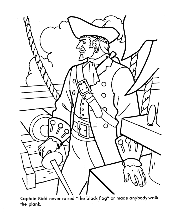 Coloring page: Pirate (Characters) #105156 - Free Printable Coloring Pages