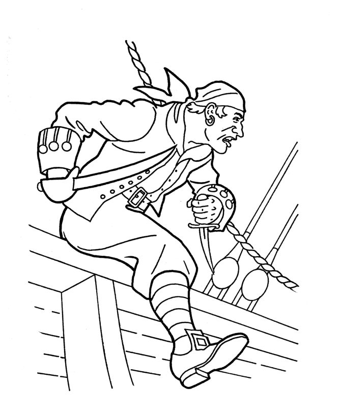 Coloring page: Pirate (Characters) #105175 - Free Printable Coloring Pages