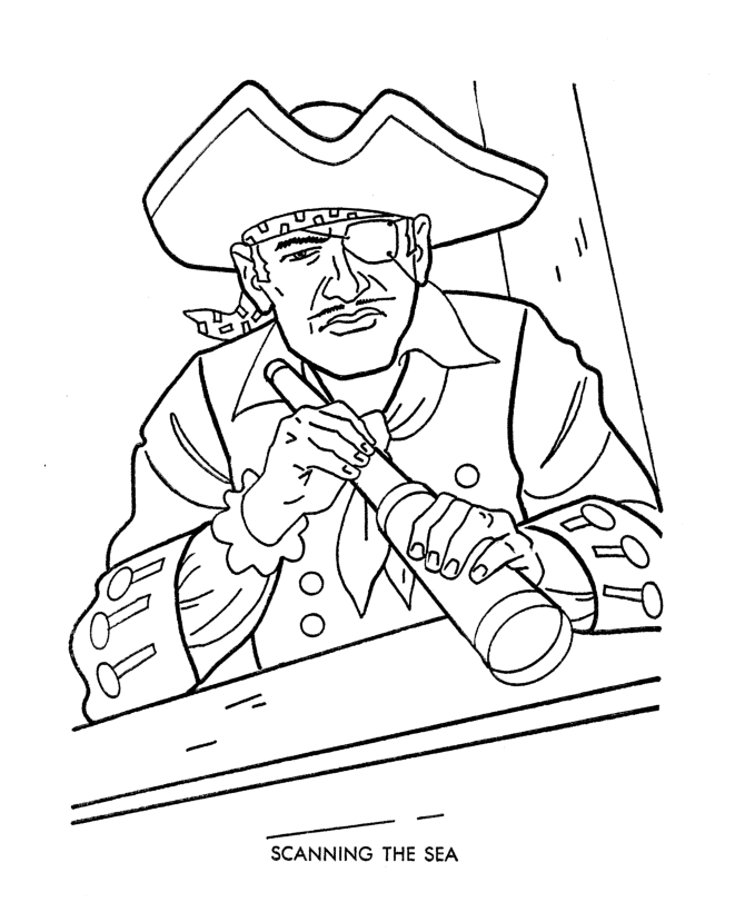 Coloring page: Pirate (Characters) #105184 - Free Printable Coloring Pages