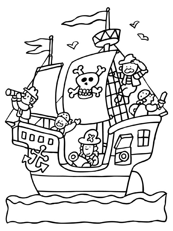 Coloring page: Pirate (Characters) #105315 - Free Printable Coloring Pages