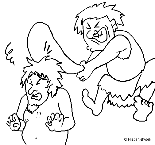 Coloring page: Prehistoric man (Characters) #150413 - Free Printable Coloring Pages