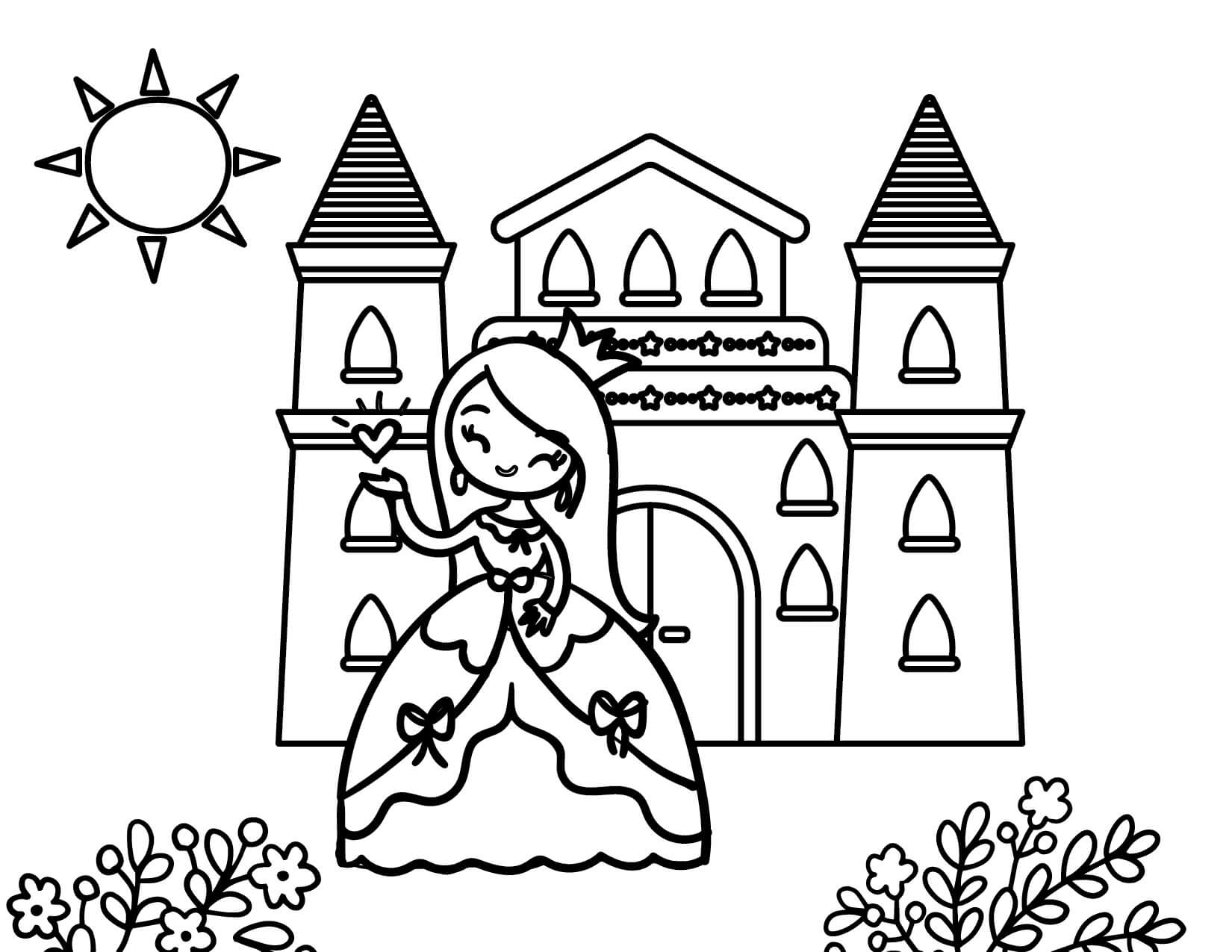 Free printable Princess coloring page #170949 from Characters collection