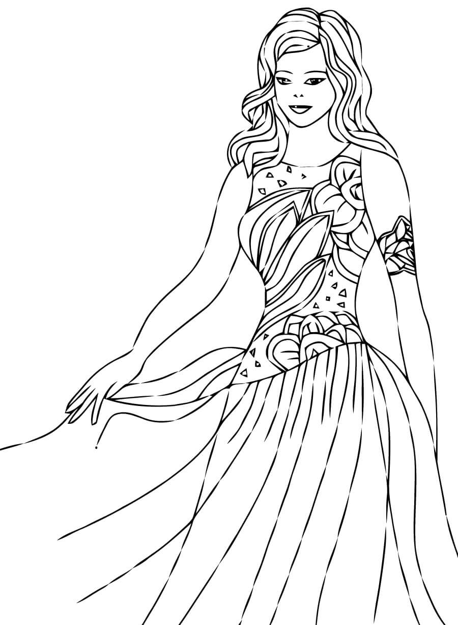 Free printable Princess coloring page #170977 from Characters collection