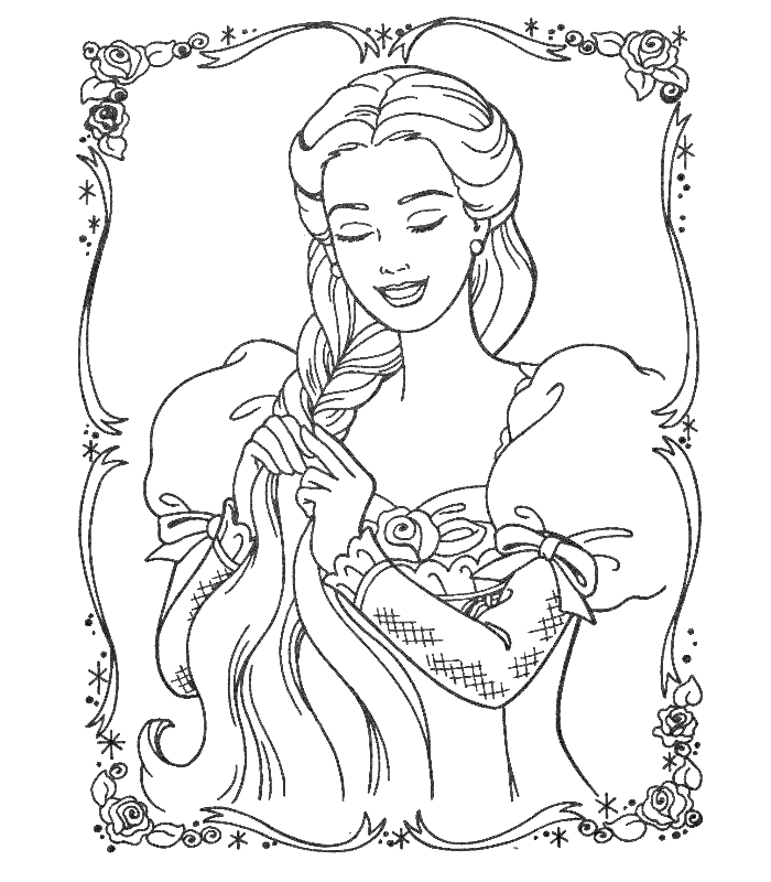 Coloring page: Princess (Characters) #85171 - Free Printable Coloring Pages