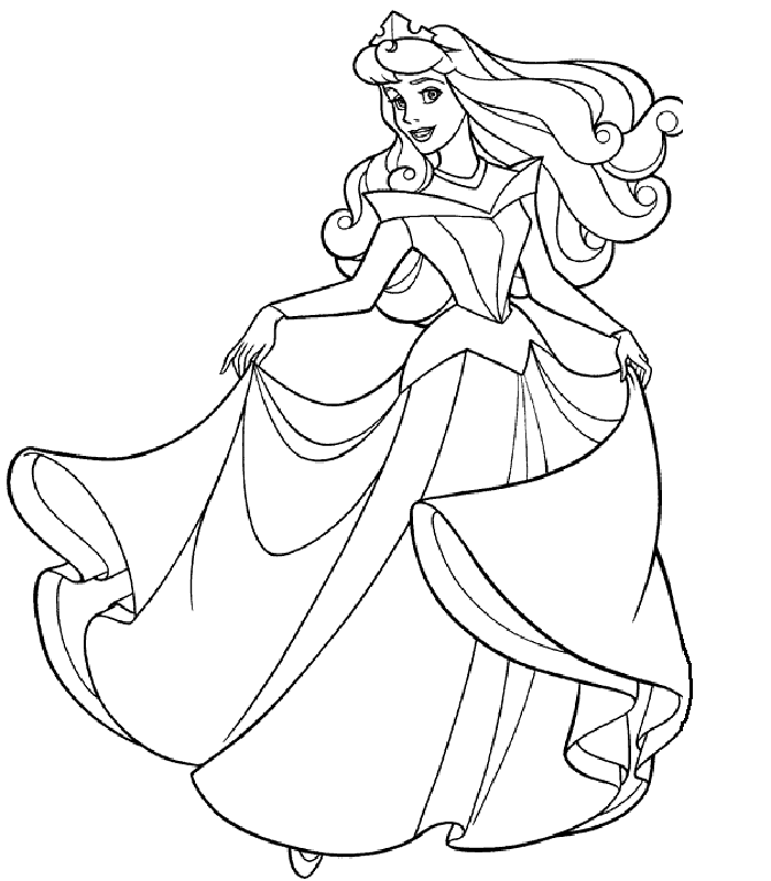 Coloring page: Princess (Characters) #85176 - Free Printable Coloring Pages