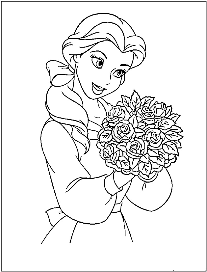 Coloring page: Princess (Characters) #85184 - Free Printable Coloring Pages