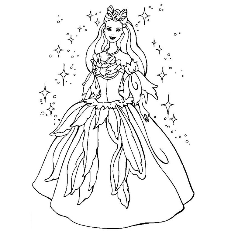 Coloring page: Princess (Characters) #85186 - Free Printable Coloring Pages