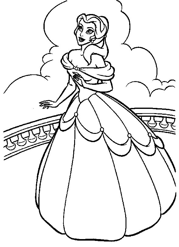 Coloring page: Princess (Characters) #85187 - Free Printable Coloring Pages