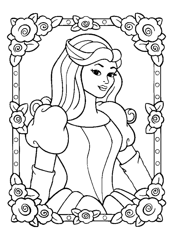 Coloring page: Princess (Characters) #85193 - Free Printable Coloring Pages