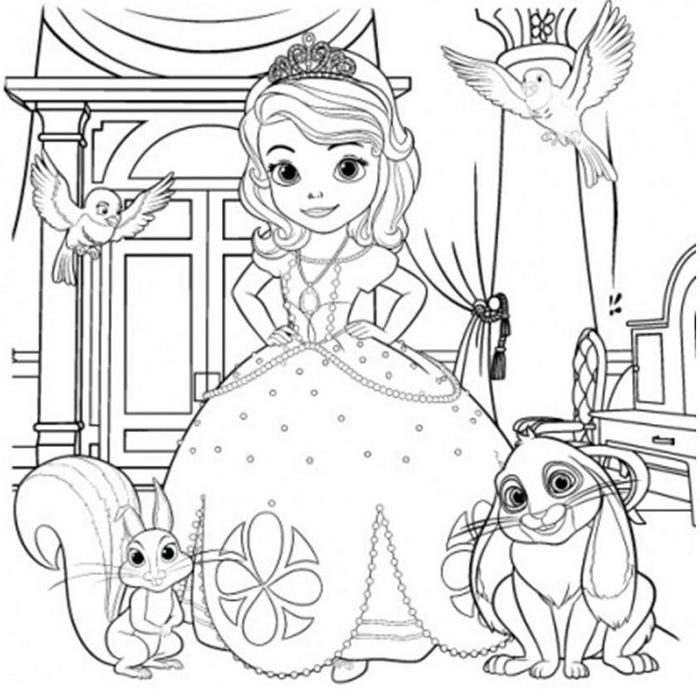 Coloring page: Princess (Characters) #85196 - Free Printable Coloring Pages